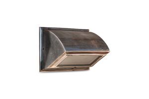Silver exterior wall sconce Martinez