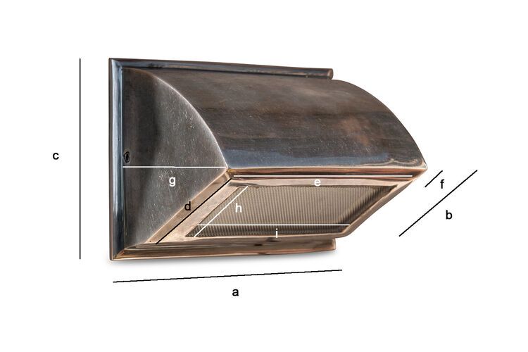 Product Dimensions Silver exterior wall sconce Martinez