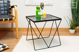 Small green marble table Bumcello