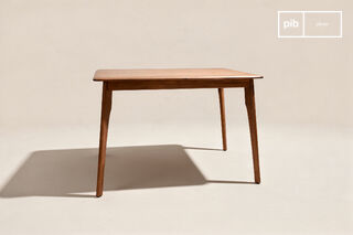 Small dark wood dining table Umea