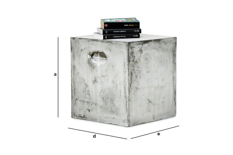 Product Dimensions Smaton cubic occasional seat