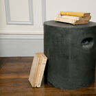 Industrial stool made of resin, fibre and cement.