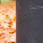 This table with its rough and austere appearance would look good indoors or outside