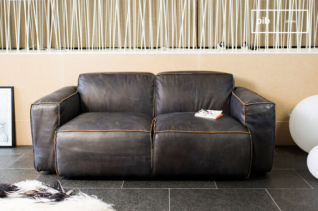 2-Sitzer Ledersofa Atsullivan