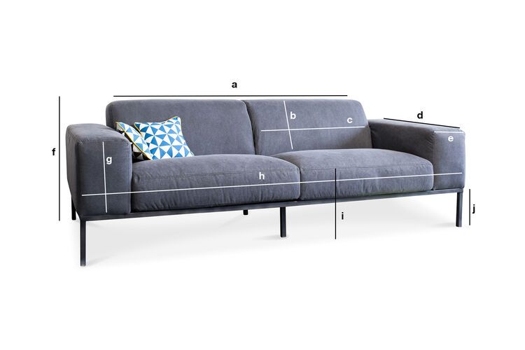 Product Dimensions Sofa Bergen