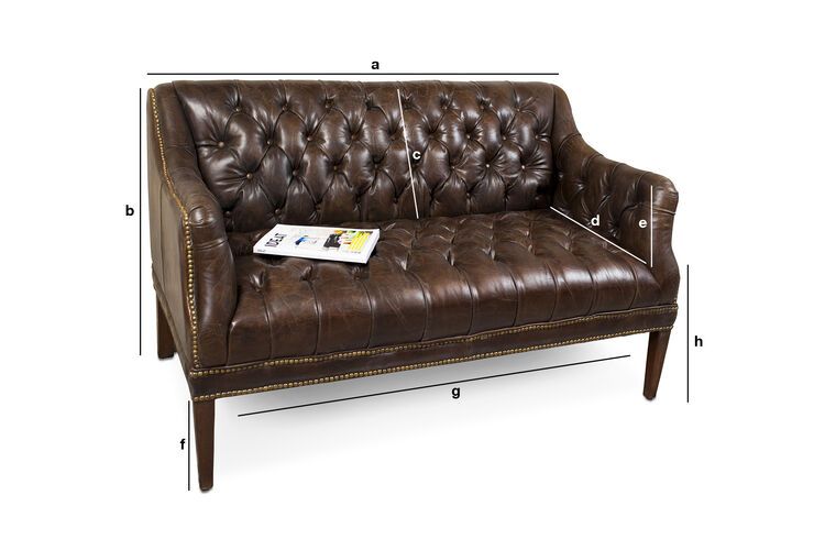 Dimensiones del producto Sofá Doctor Freud