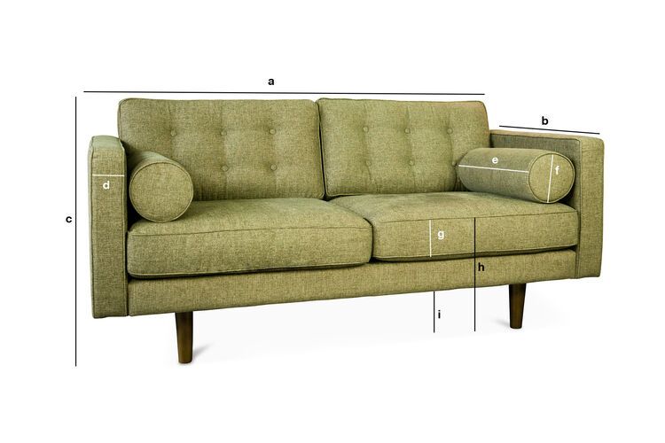 Produktdimensionen Sofa Svendsen
