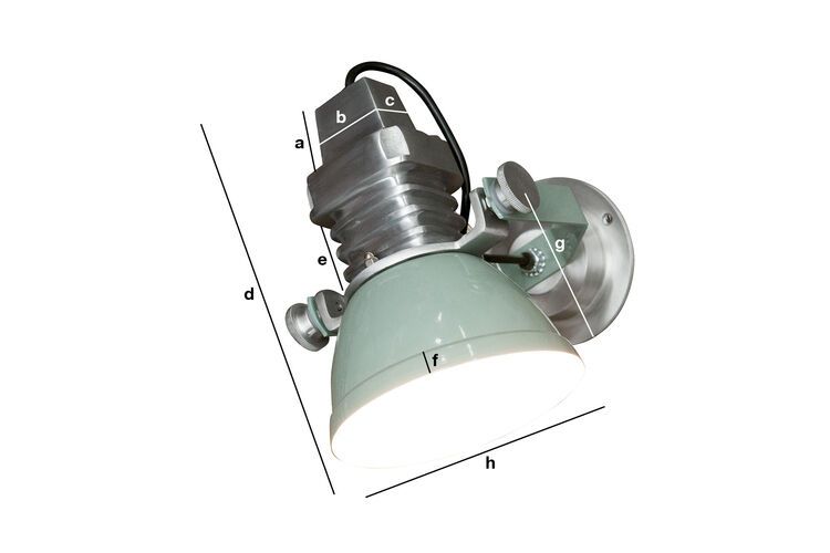 Product Dimensions Sogelys wall lamp