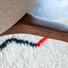 Its matte walnut finish enhances the wood's natural grain and harmonises beautifully with the