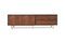 Miniatura Mueble de TV de madera oscura Neutra Clipped