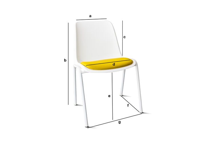 Product Dimensions Sören Ocher Chair