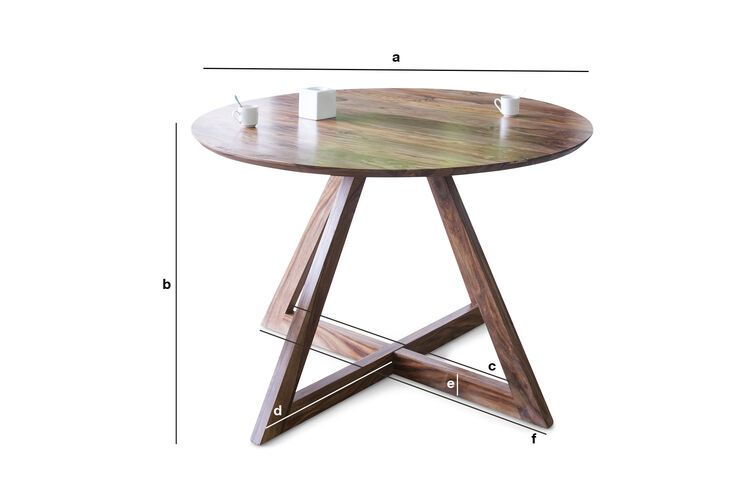 Product Dimensions Starbase round table