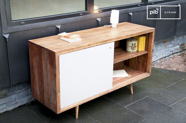 Een schuifdeur en typische jaren '50 stijl