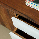 This scandinavian sideboard draws its inspiration from 1950s Scandinavian furniture