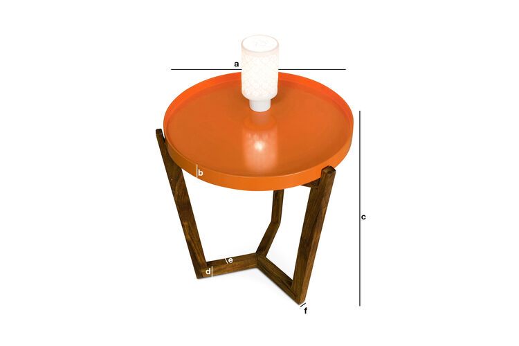 Productafmetingen Stockholm tafel met verwijderbaar tafelblad