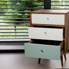 Stockholm three-drawer block chest