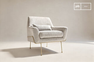 Stoff-Lounge-Sessel Hilda