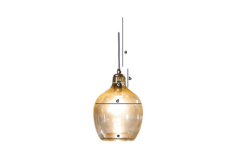 Dimensions du produit Suspension Belvédère