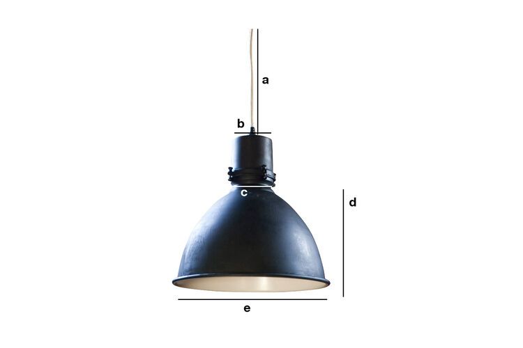 Dimensions du produit Suspension d'usine en métal Black Edition