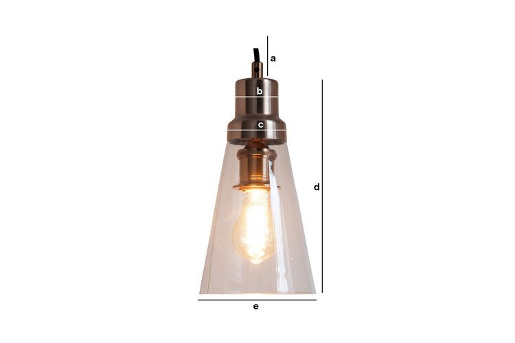 Dimensions du produit Suspension Konisk