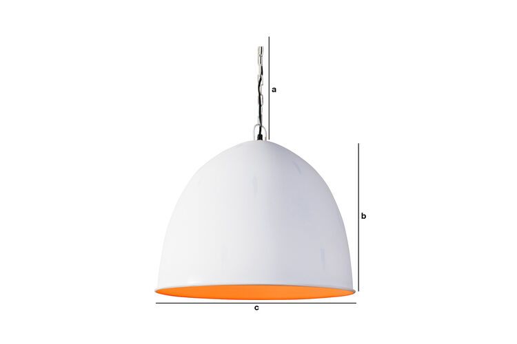 Dimensions du produit Suspension Nölia White