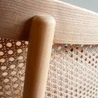 The design of the varnished solid ash base ensures stability and sturdiness