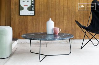 Table basse en marbre vert Vertü