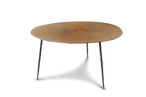 Table basse ronde en métal Two Xylème