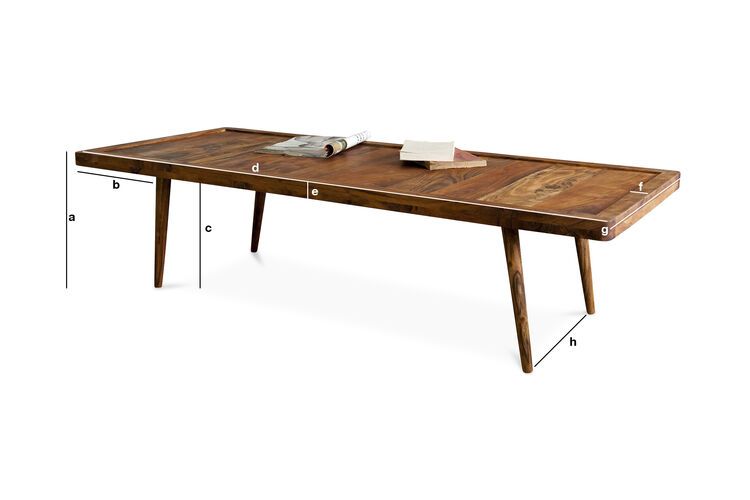 Dimensions du produit Table basse Stockholm