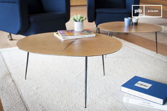 Table basse ronde en métal One