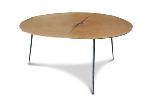 Table basse ronde en métal One Xylème