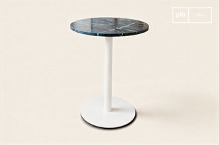 Table bistrot en marbre vert Lasby