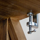 Detail of the clamp to be fixed on your headboard.