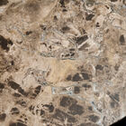 Plateau rond en marbre de style Emperador Gris et beige chicissime.