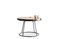 Miniature Table d'appoint en bois noir  Mina Détouré