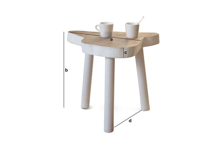 Dimensions du produit Table d'appoint Nederland