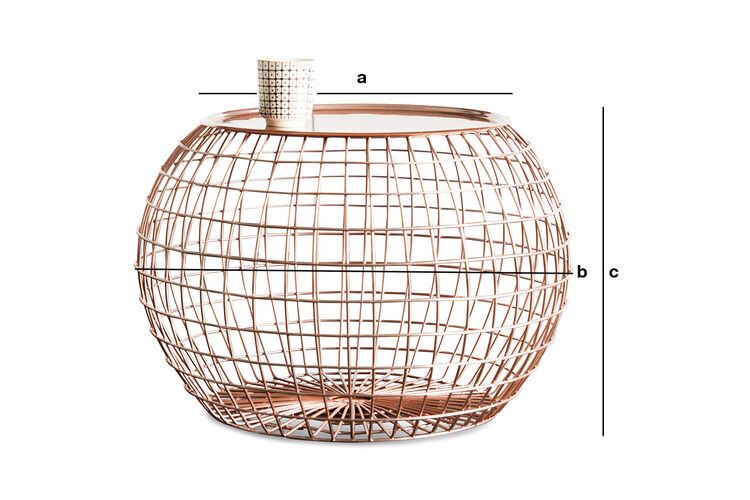 Dimensions du produit Table d'appoint Sfäris