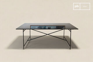 Table en marbre noir Thorning