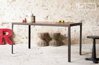 Table industrielle en métal