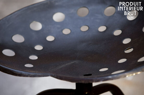 100% esprit industriel. Assise large confortable