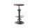 Miniatura Taburete alto de teca ajustable 1928 Clipped
