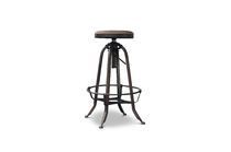 Taburete de bar de madera maciza