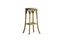 Miniatura Taburete de bar con acabado natural Pampelune Clipped