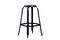 Miniatura Taburete de bar negro con remaches Towson Clipped