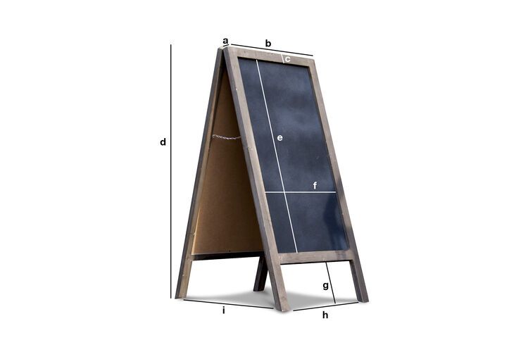 Produktdimensionen Tafel  Nîmes