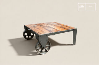 Tavolino in legno Railway