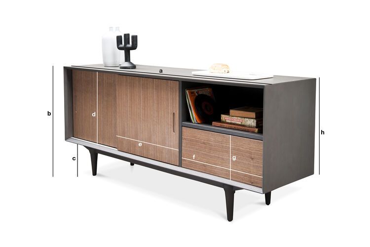 Dimensioni del prodotto Tavolo buffet Tumma Fjord