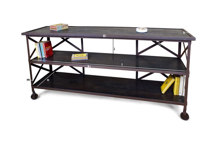 Dimensioni del prodotto Tavolo Consolle Detroit