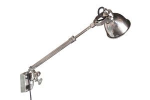 Telescopische zilveren wandlamp Tuk