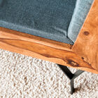 The thin legs give a lightness to the whole.